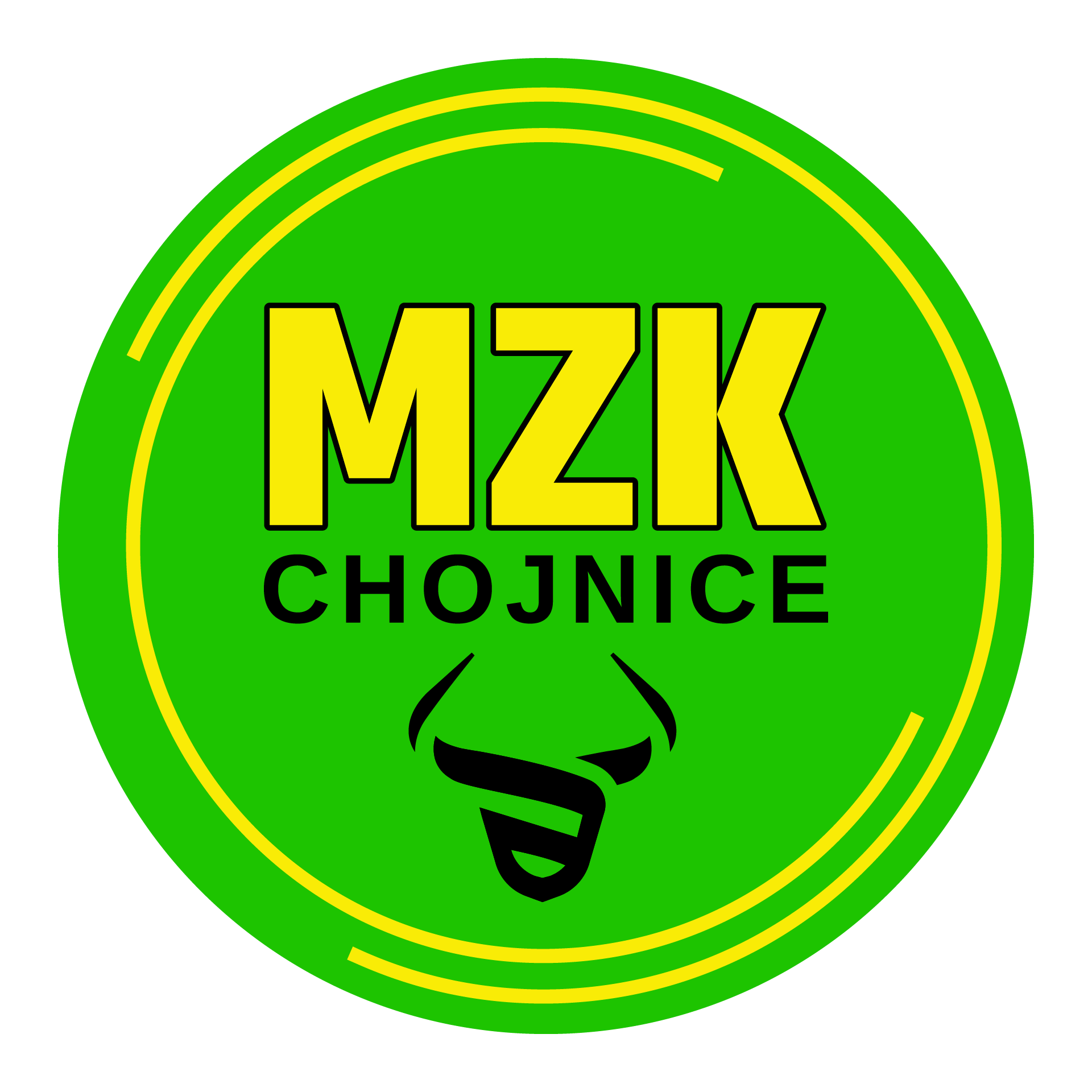 logotyp miejskiego zakładu komunikacji MZK - Spółka z o o.o. chojnice